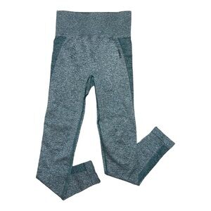 Gymshark light green gray full length seamless leggings women’s size XS